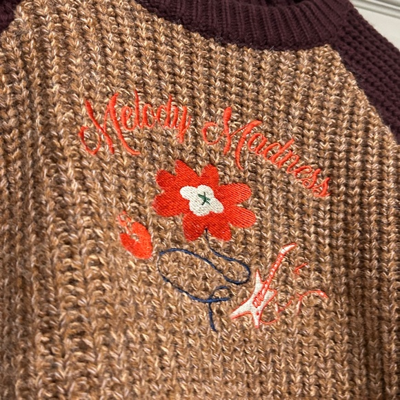 CIDER Melody Madness Distressed Sweater - Picture 3 of 11